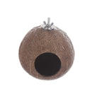 New Natural Coconut Shell Bird Nest House Hut Cage Feeder Pet Parrot Parakeet