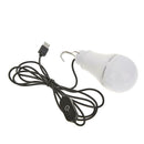 Portable 5V 5W LED USB Bulb Light Hiking Camp Tent Travel Lamp Warm White