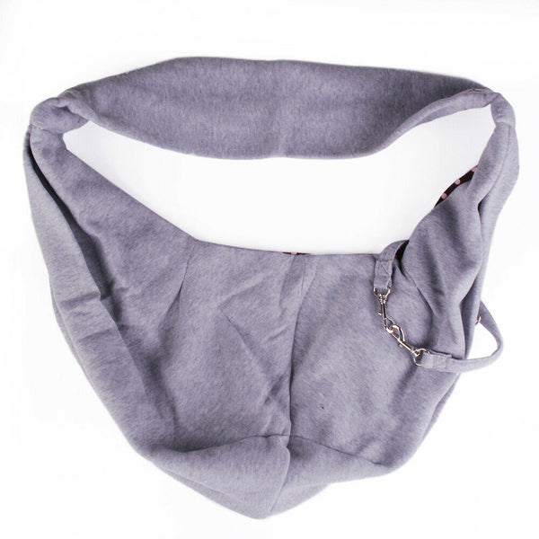 Pet Dog Cat Sling Shoulder Carrier Outdoor Travel Puppy Pouch Bag Grey A#S