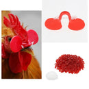 500Pieces Chicken Peepers Poultry Blinders Pheasant Eye Glasses Chicken 7cm