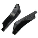 1 Pair Universal Car Rear Bumper Lip Spoiler Splitter Diffuser Gloss Black A