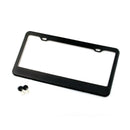 US Ca 2PCS Chrome Stainless Steel Car Truck License Number Plate Frame+Screw-Cap