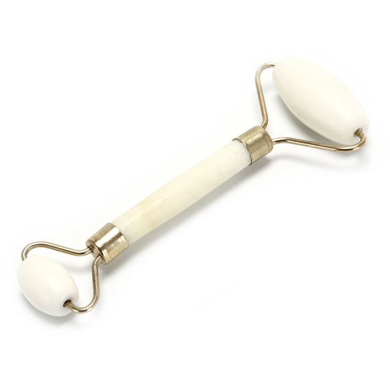 1x Natural Jade Stone Massager Roller Spa Head Neck Body Facial Beauty Tool A Kw