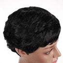 Sexy Short Human Hair Wigs Pixie Cut Real Brazilian Lace None Wig Wig Wave X9N8