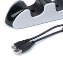 Dual Charging Station Dock w/4 USB-C Adapter for Playstation 5 Controller