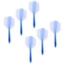 12 Pieces Transparent 2BA Thread Dart Shafts and Dart Flights Connection