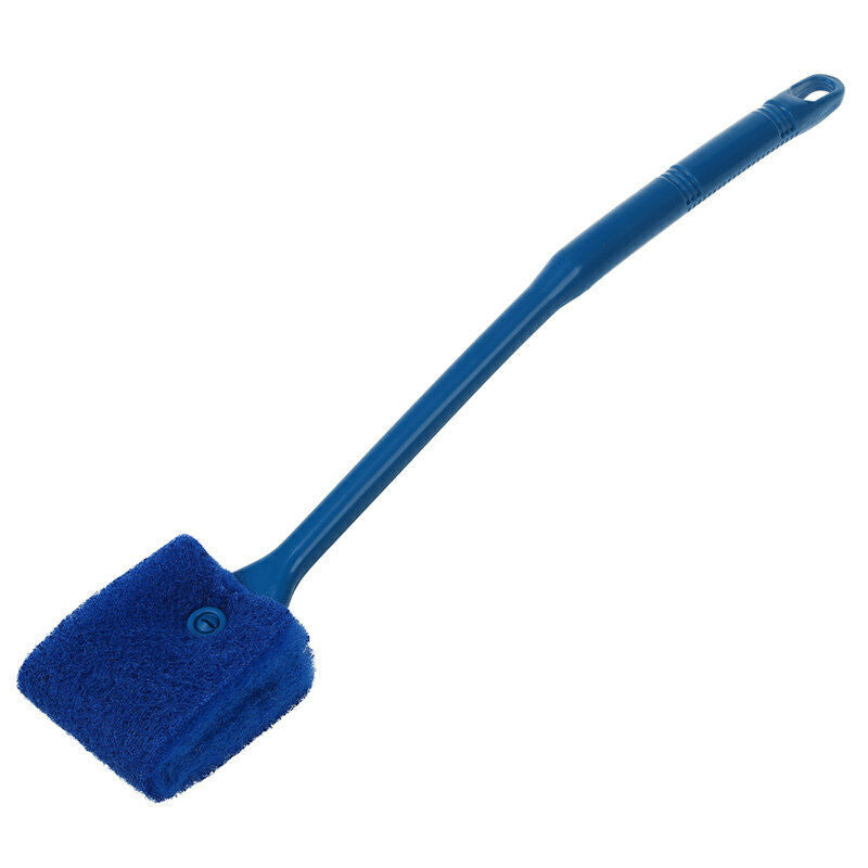 Double Sided Sponge Cleaning Brush Cleaner Scrubber, Blue Q9B7