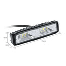 6" 48W 16LED Work Light Flood Beam Bar Car SUV Truck OffRoad Driving Fog Lam%R3C