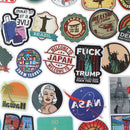 50Pcs Fantasy Colour Stickers Outdoor Scrapbook Suitcase Laptop Guitar Stic â„–[