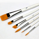 6pcs/lot Artist Acrylic Painting Brushes Set Oil Watercolor Paint Brush Good Del