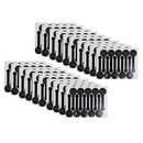 20x10Pcs Black Handmade Stickers Cookies Bakery Packing Sealing Decor Labels