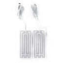 1pair 5V winter warm gloves usb  heated pads hand warmer 8*18cm padsH3C