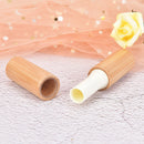 1pc Bamboo Empty Lip Gross Container Lipstick Tube DIY Container Lip Balm Tub lj
