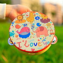Musical Tambourine Percussion Drum Compact Music Instrument for Kids Adults