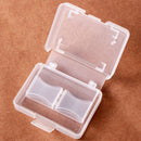 Cf card compact flash memory card holder box storage transparent plastic ca ^