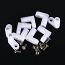 10pcs fixed plastic pcb mounting feet 20mm L type feet with screws  AT3c