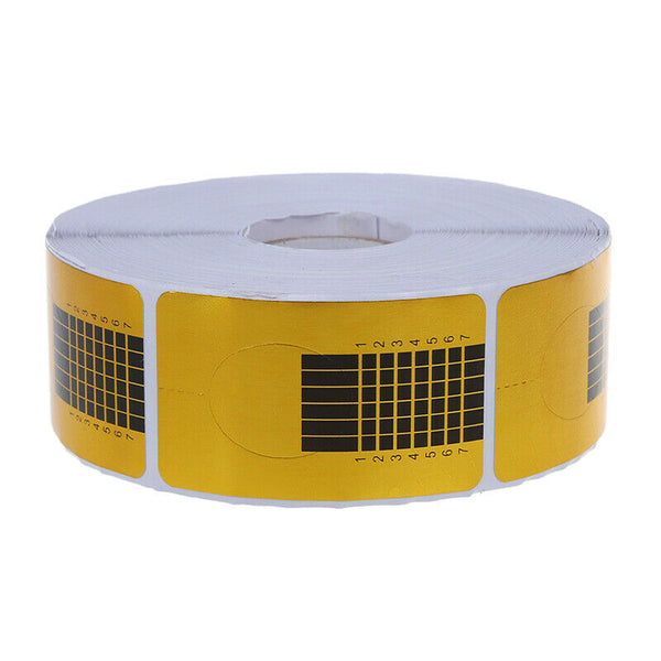 500 x Nail Forms Tool for Acrylic UV Gel Tip Extension X5M7