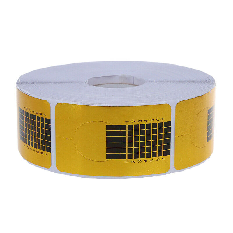 500 x Nail Forms Tool for Acrylic UV Gel Tip Extension X5M7