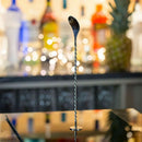 Twisted Mixing Spoon 27.5cm 11 Inch Mixing Spoon, Long Cocktail Spoon, Bar  U8O3