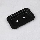 Black recessed steel 1/4" headphone jack plate rca binding post board dish G0HTE