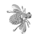 6pcs Enamel Cute Rhinestone Honey Bee Insect Bug Series Brooch Pin Assorted