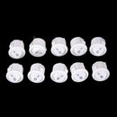 10Pcs 16mm White Round Boat Rocker Switches Mini 2Pin ON-OFF Switches 3A/250V 3c