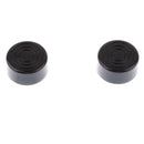 2 Pcs Footswitch Topper Guitar Effect Foot Nail Cap for Effects Pedal Black