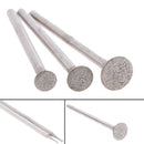 12X Drill Diamond Grinding Head Bur 2.3mm Jade Stone Carve Polish Engrave Tool U