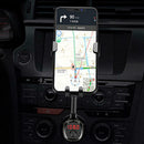 Car Phone Holder Wireless Charger Support Dual USB Charging  MP3 FM Transmitter