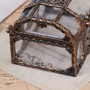 Plastic Storage Box Transparent Pirate For Pirate Crystal Gem Treasure Box  BX