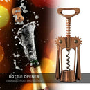 Professional Zinc Alloy Red Wine Bottle Opener Handle Pressure Corkscrew