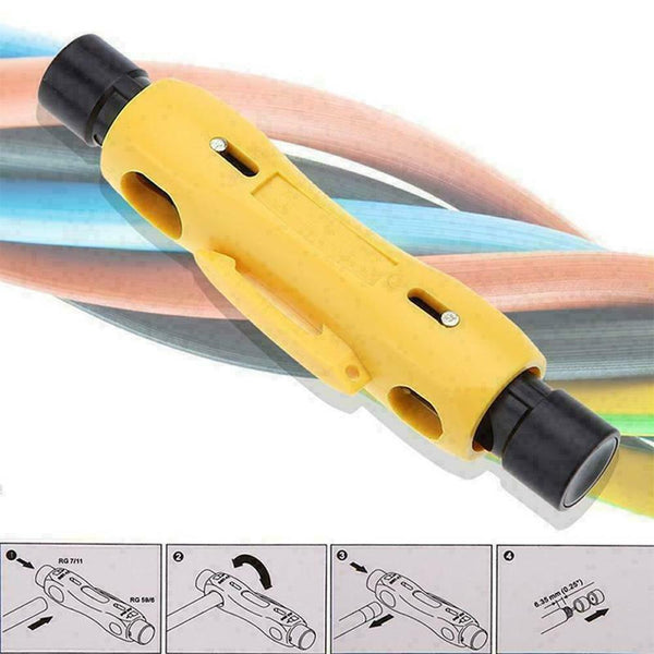 Stripping Tool Coax Coaxial Cable Wire Pen Cutter Stripper RG6 RG7 RG11 RG5 B5N9
