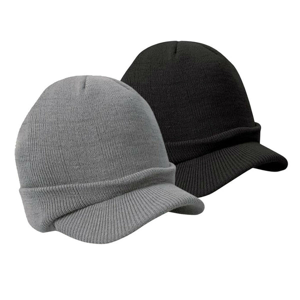 2pcs Berets Visor Cap for Men Women Winter Hat