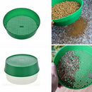 2-in-1 Green Plastic Woven Wire Garden Sieve for Plants, Soil and Compost - 10
