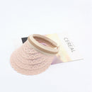 Summer Lace Empty Top Visor Outdoor Fashion Hollow Beach Hat Sun Protection