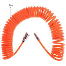 9M 5 X 8mm Flexible Durable Pu Recoil Hose Spring Tube With Fast Interface
