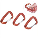 7075 Aluminum Climbing Buckle 12KN Hammock Safety Balance Carabiner Clasp- BX
