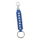 Outdoor Survival Kit Paracord Key Chain Rope Parachute string Lanyard Blue