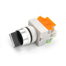 Three Position Selector Rotary Switch Power Ignition LAY37-20X3 22mm Switches LJ
