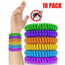 10PCS Anti Mosquito Insect Repellent Wrist Hair Band Bracelet Camping Outdoor **