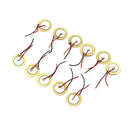 10x Piezoelectric Piezo Ceramic Wafer Plate Dia 15mm For Buzzer Loudspeaker  Bj