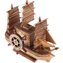 Creative Gifts Music Boxes Shaped Fishing Boat Handmade Craft Game For Children