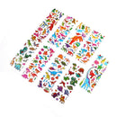 5 Sheets Cute Dinosaur Bubble PVC Stickers Cartoon Kids Classic Toys Stickers MO