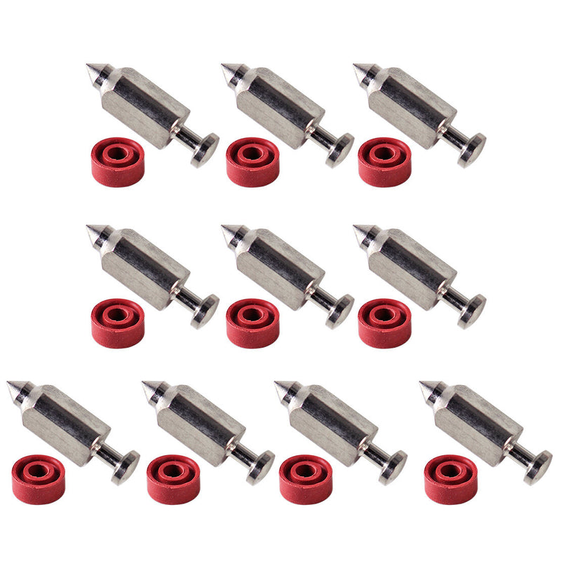 10 Set Carburetor Float Valve Needle Seat Kit fit for Briggs Stratton 398188 Hf