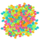 500Pcs in Dark Garden Glowing Pebbles for Walkway Aquarium Fish Tank Decora