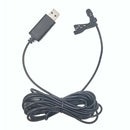 Portable USB Mini Microphone Lapel Lavalier Mic Clip-on Microphone for Laptop/PC
