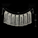 Macrame Woven Wall Hanging Curtain Fringe Garland Banner Shabby Chic Bohemi