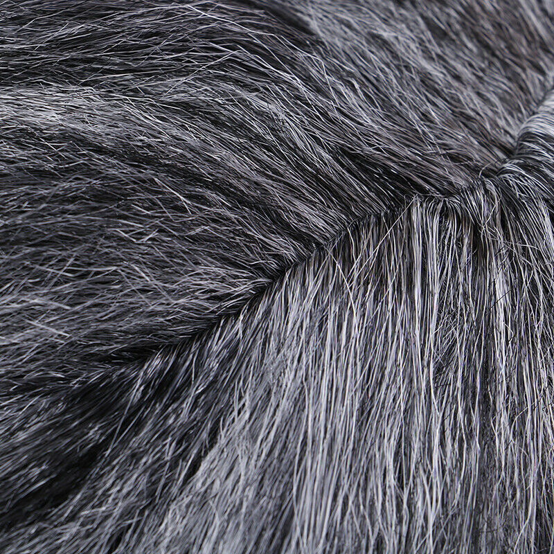 Old Lady Grandma Granny Grey Wig Bun Hair Grand Mother Fancy Dress Costume FT