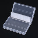 20 hol nail drill bit box plastic display stand container for 3/32" bits J Kw