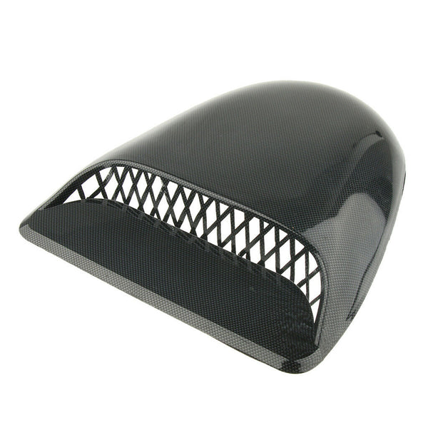 Auto Replacement Hood Air Intake Cover Trim Air Duct Vent Decor Frame Black